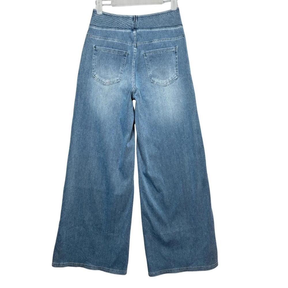 Halara Wide Leg Stretch Jeans Size S - Picture 3 of 8